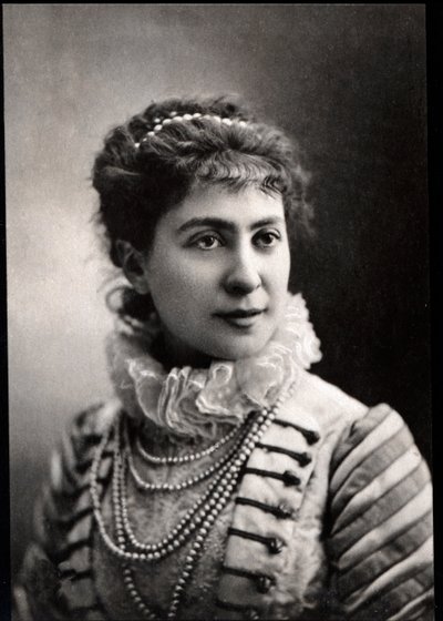Portrait of Blanche Baretta Worms, French actress by French Photographer